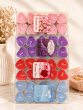 Velas Aromáticas en Forma de Corazón