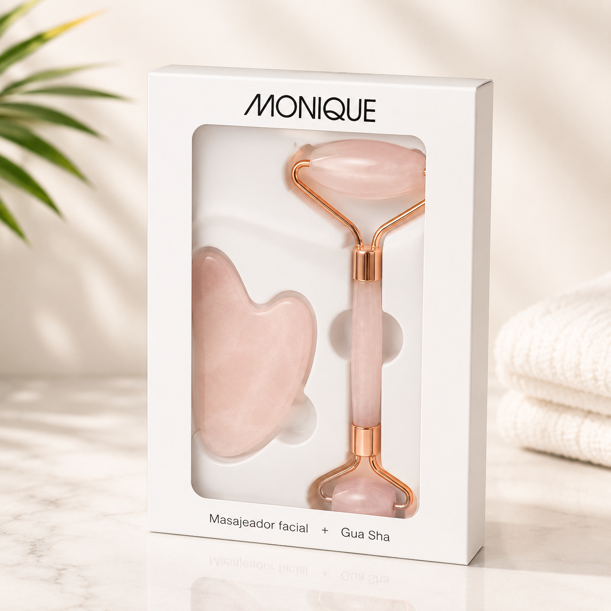 Masajeador Facial + Gua Sha Monique