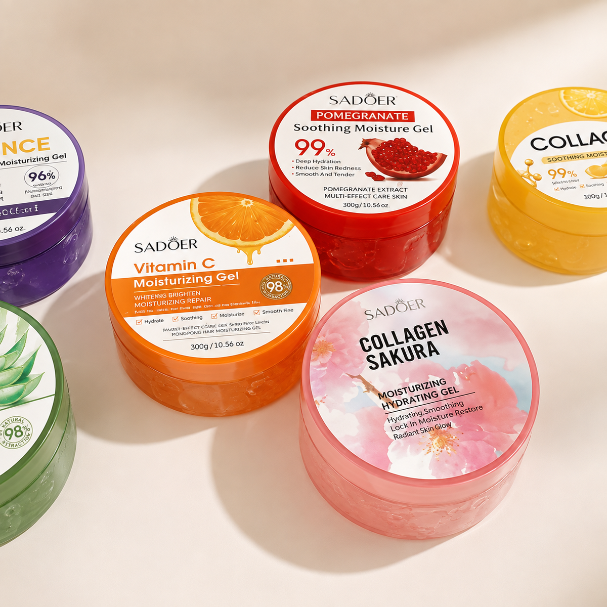 Gel Hidratante Facial SADOER 300 g