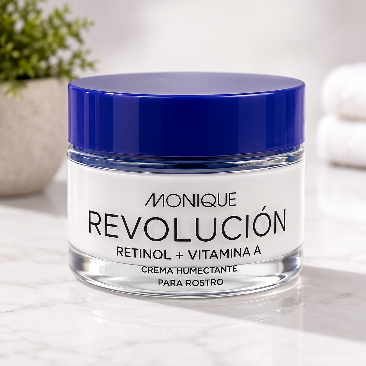 Crema Humectante Facial Monique Revolución Retinol + Vitamina A