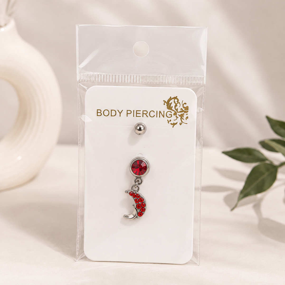Piercing para Ombligo de Acero Quirúrgico 316L