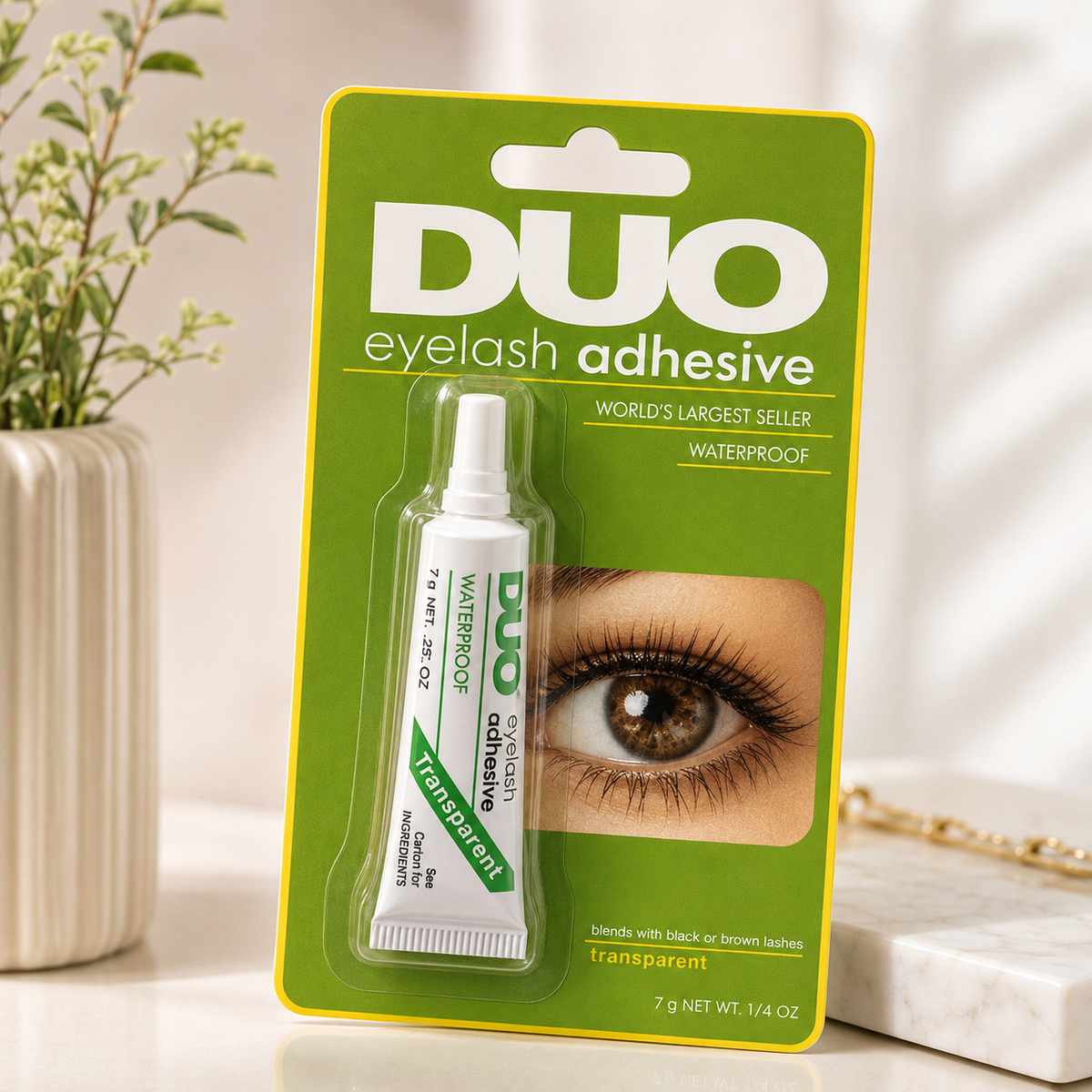 Adhesivo para Pestañas Postizas DUO Transparente 7 g