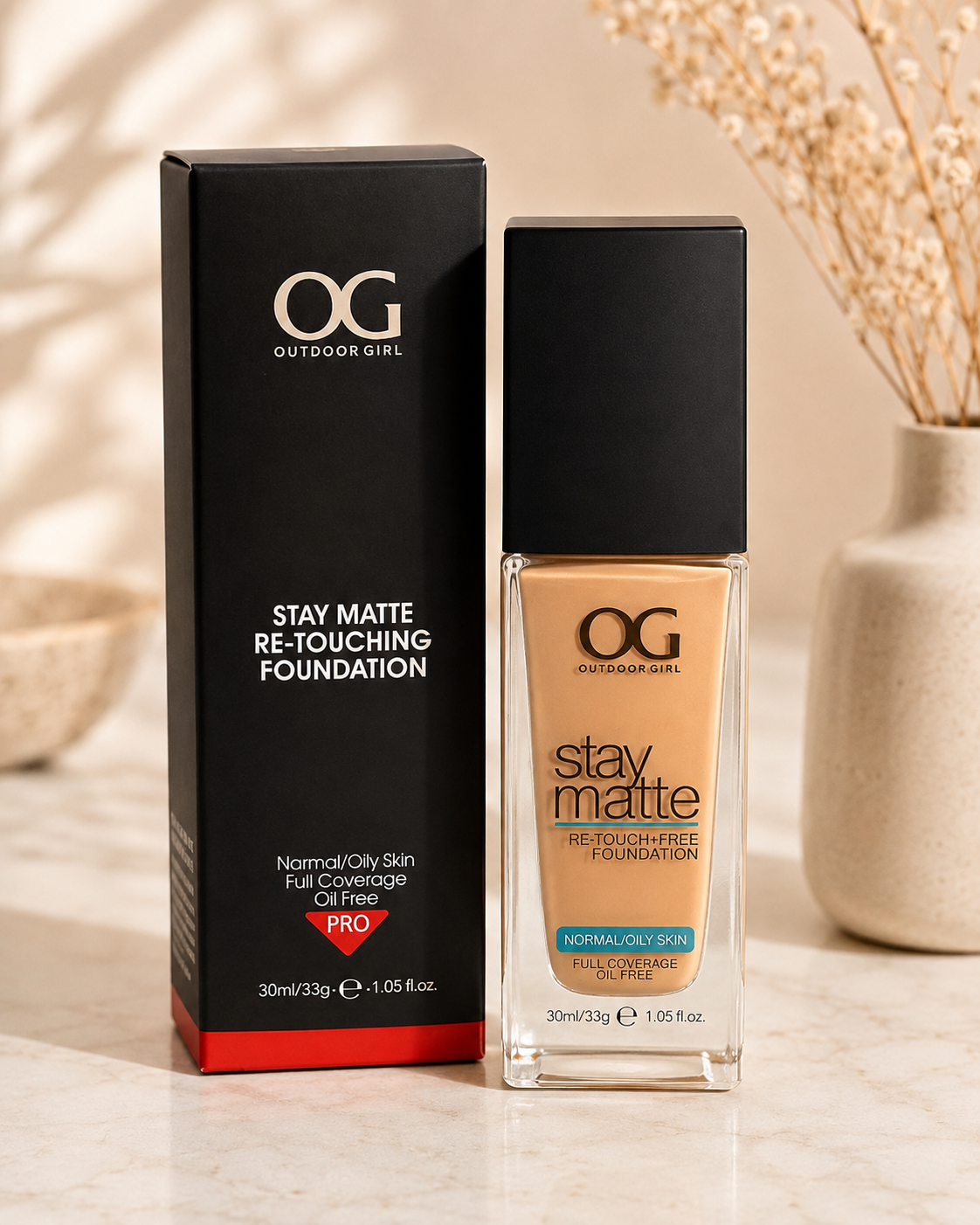 Base Líquida Stay Matte Re-Touching Foundation OG Outdoor Girl – Tono 530