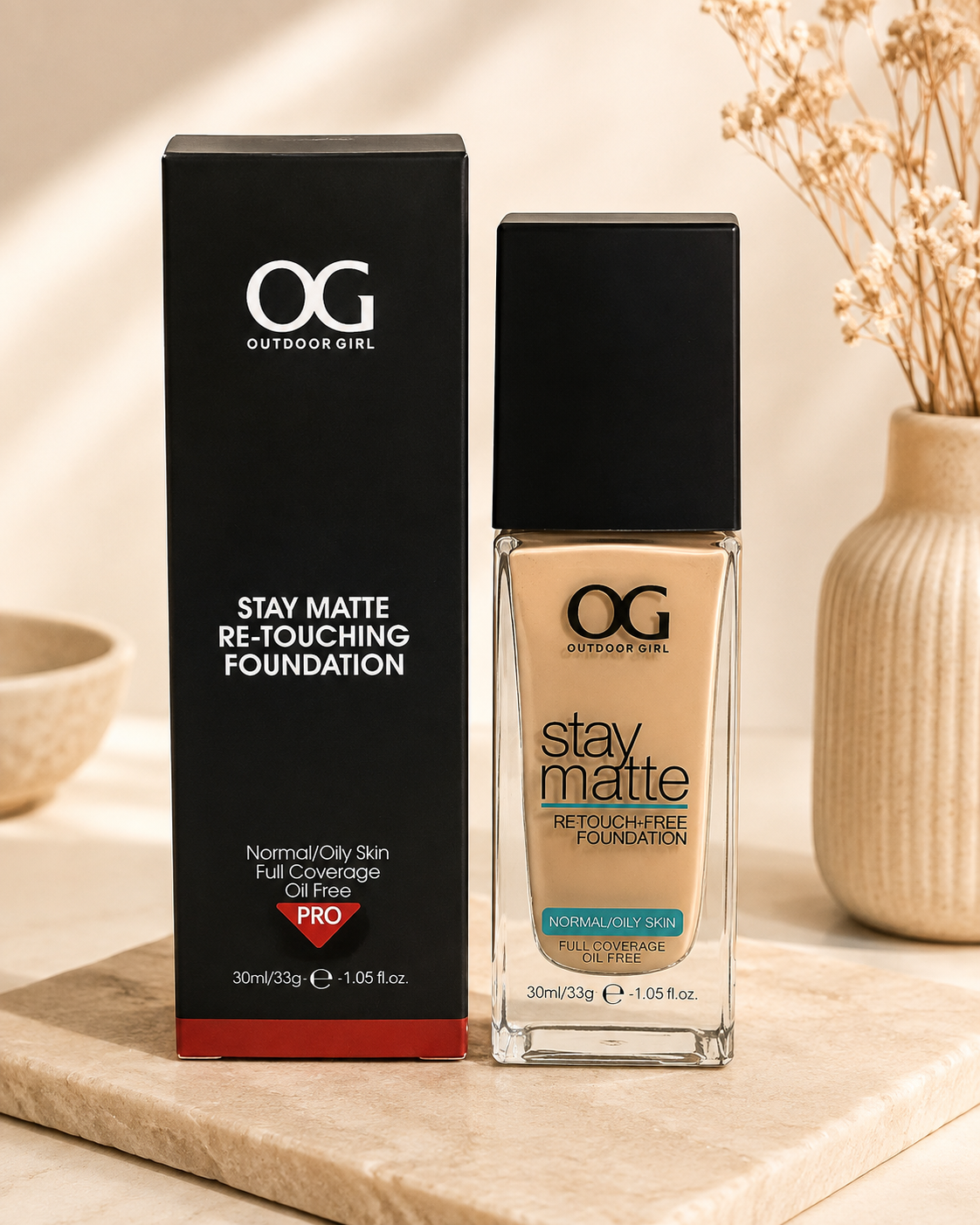 Base Líquida Stay Matte Re-Touching Foundation OG Outdoor Girl – Tono 420