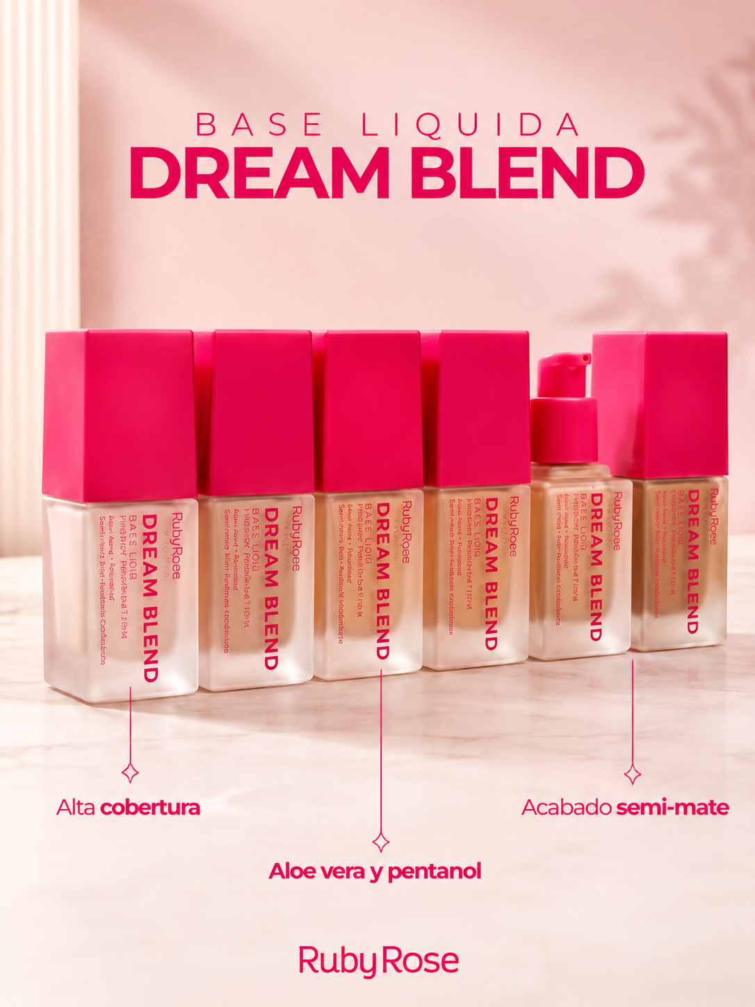 Base Líquida Dream Blend Ruby Rose