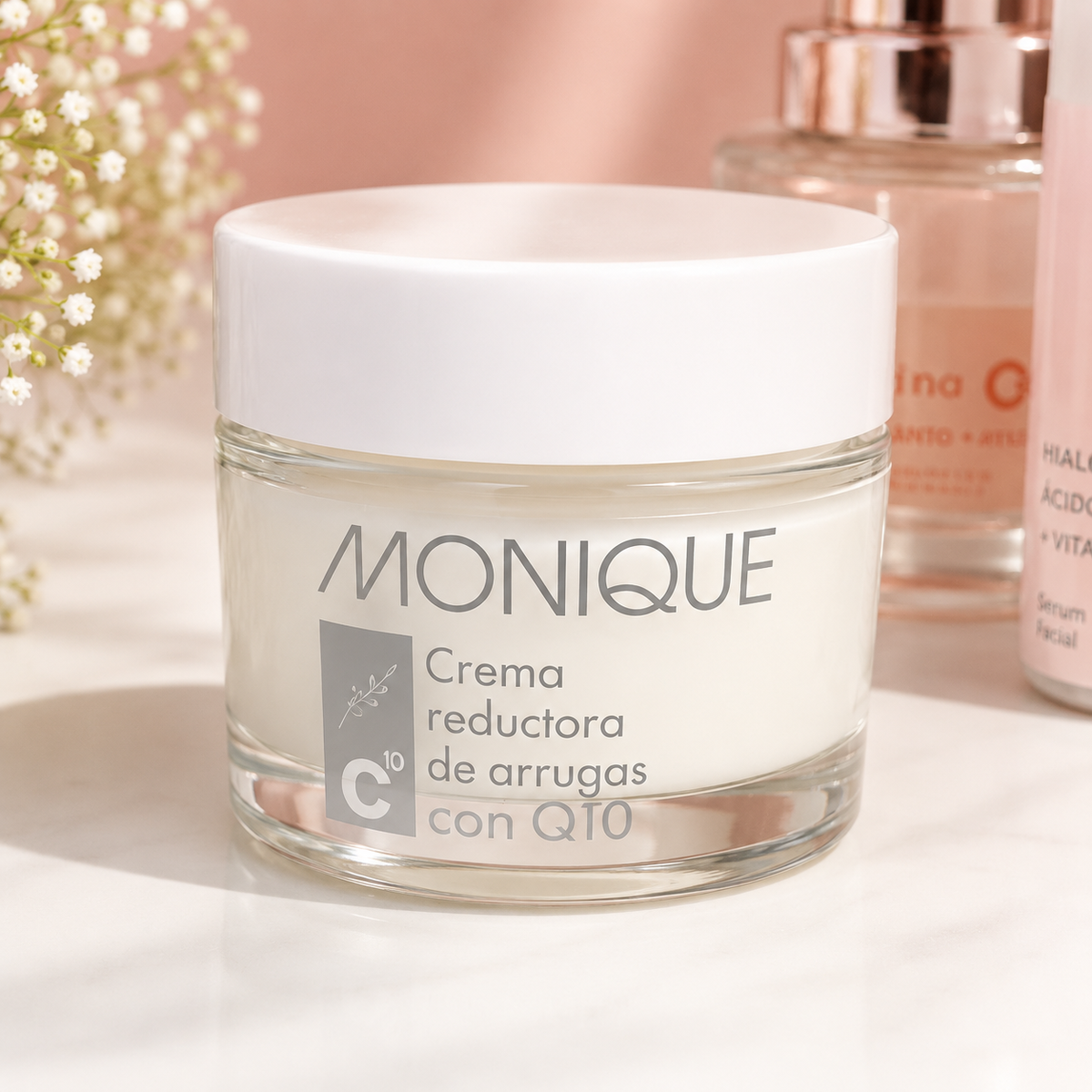 Crema Reductora de Arrugas Monique con Q10