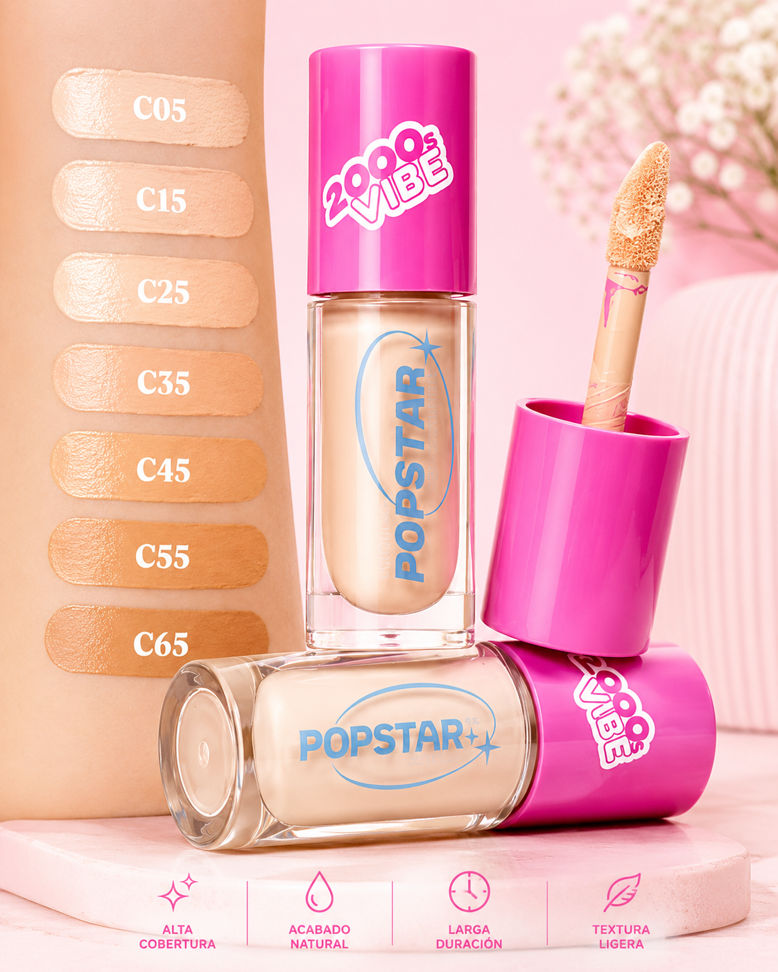 Corrector Líquido Popstar 2000's Vibe