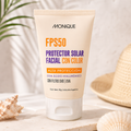 Protector Solar Facial Monique FPS 50 con Color