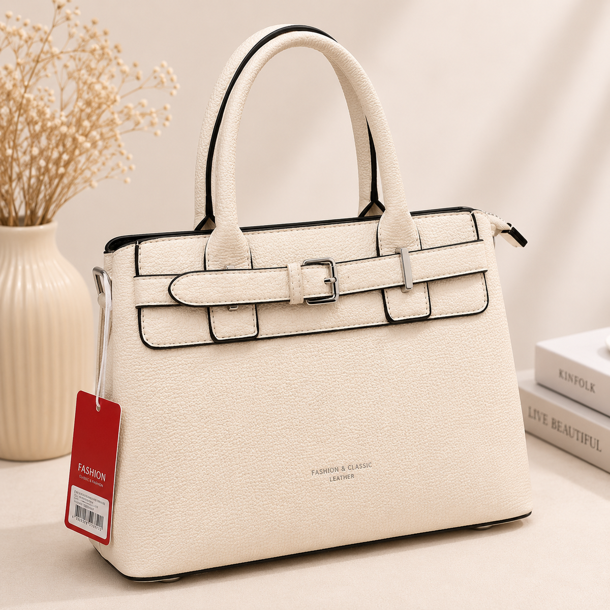 Cartera Elegante con Detalle de Hebilla