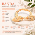 Vincha de Tela con Moño | Ajustable y Cómoda
