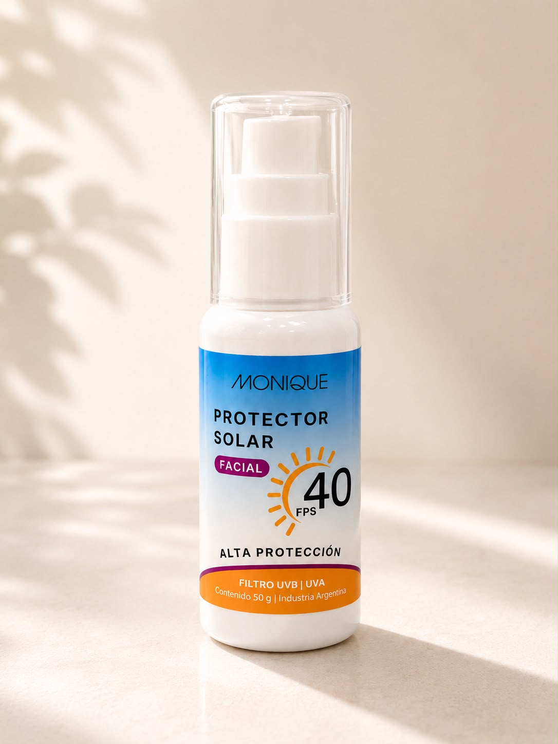 Protector Solar Facial Monique FPS 40