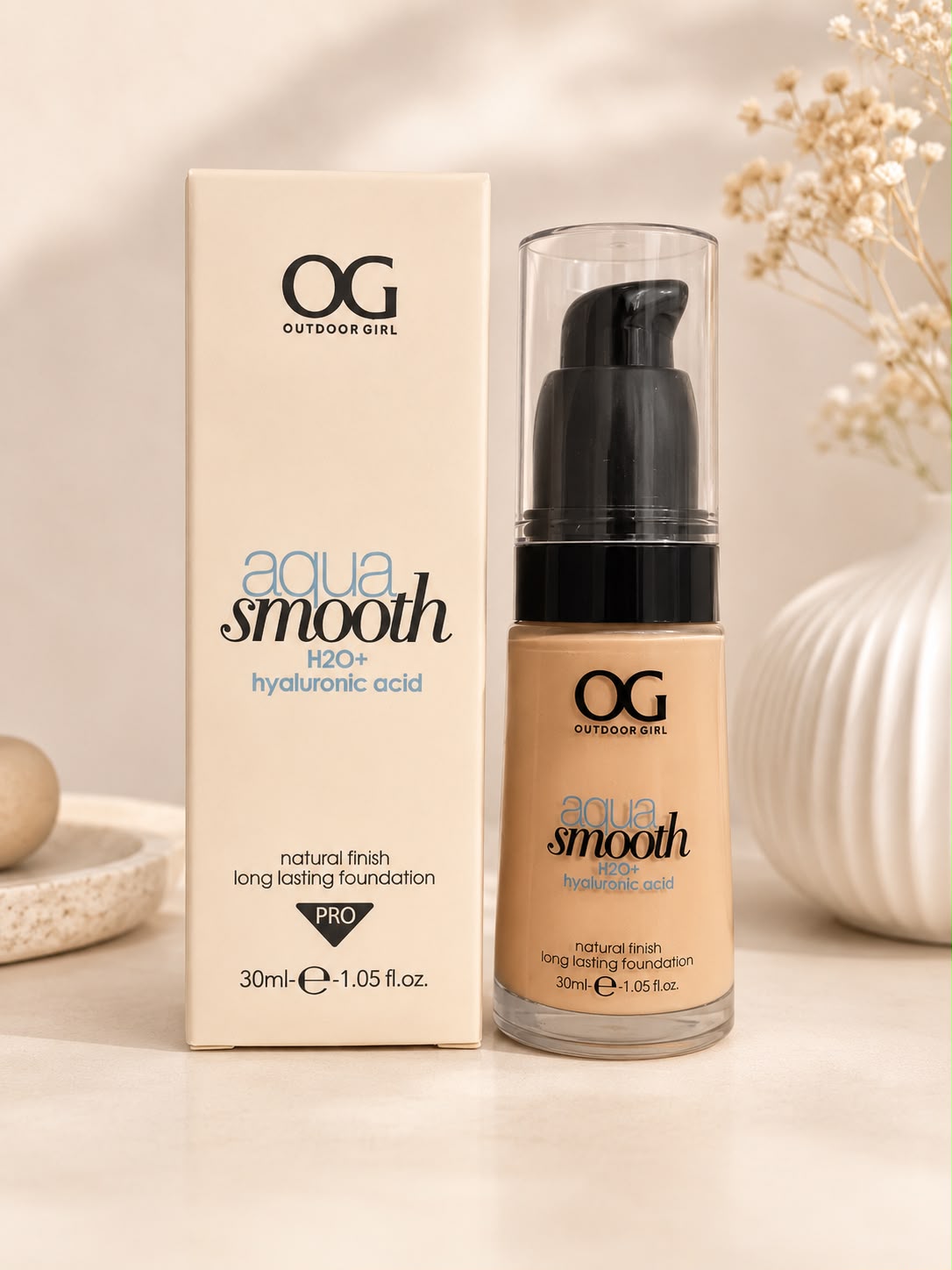 Base Líquida Aqua Smooth H2O+ Hyaluronic Acid OG Outdoor Girl – Tono 06