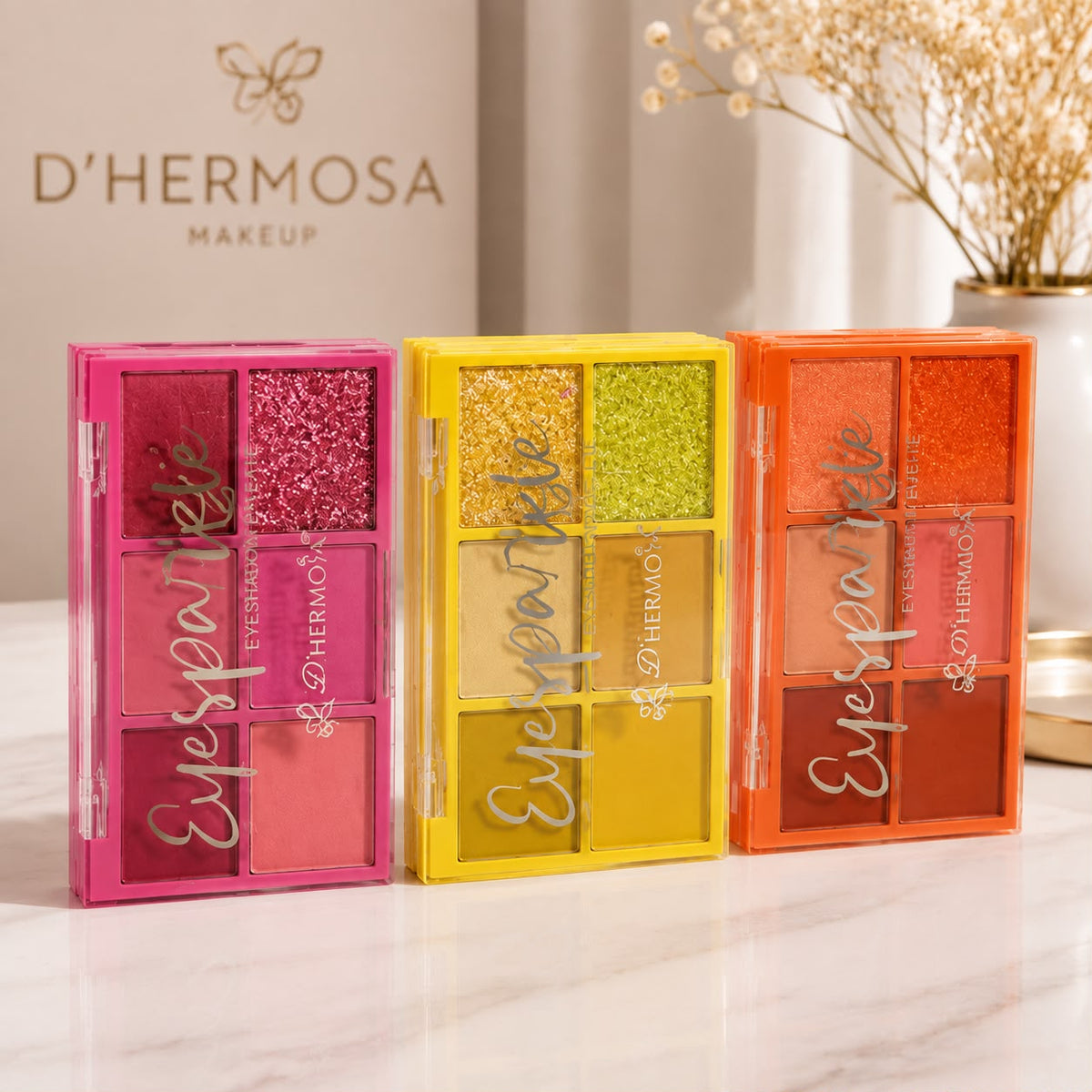 Paleta de Sombras D'Hermosa – Glitter Mix