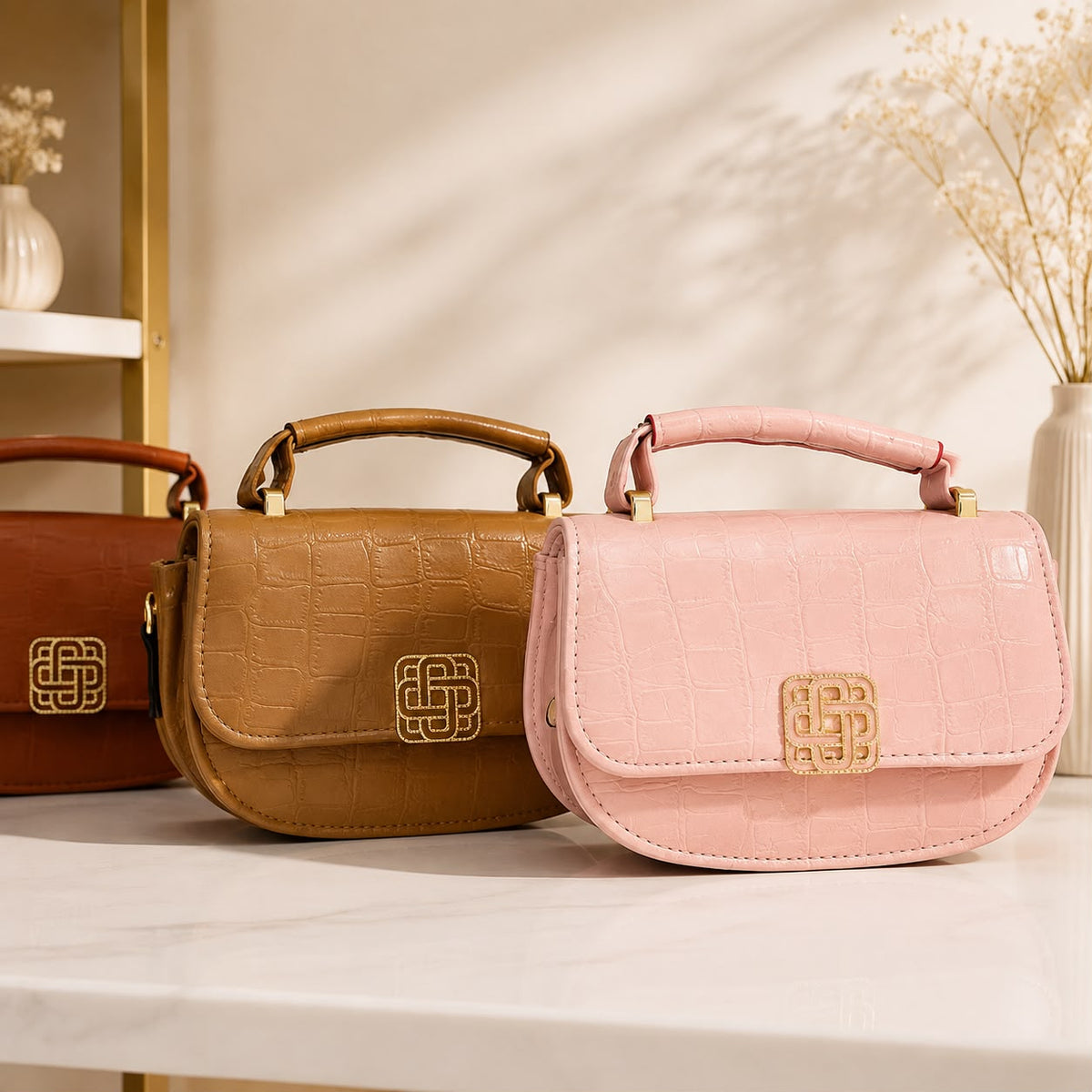Cartera Mini Premium con Asa Superior