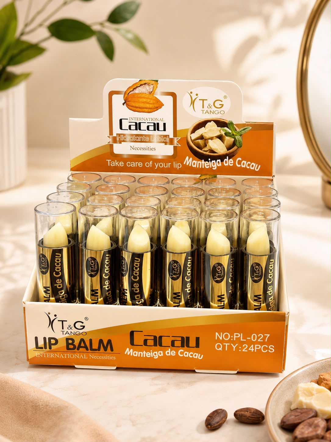 Bálsamo Labial de Manteca de Cacao T&G Tango