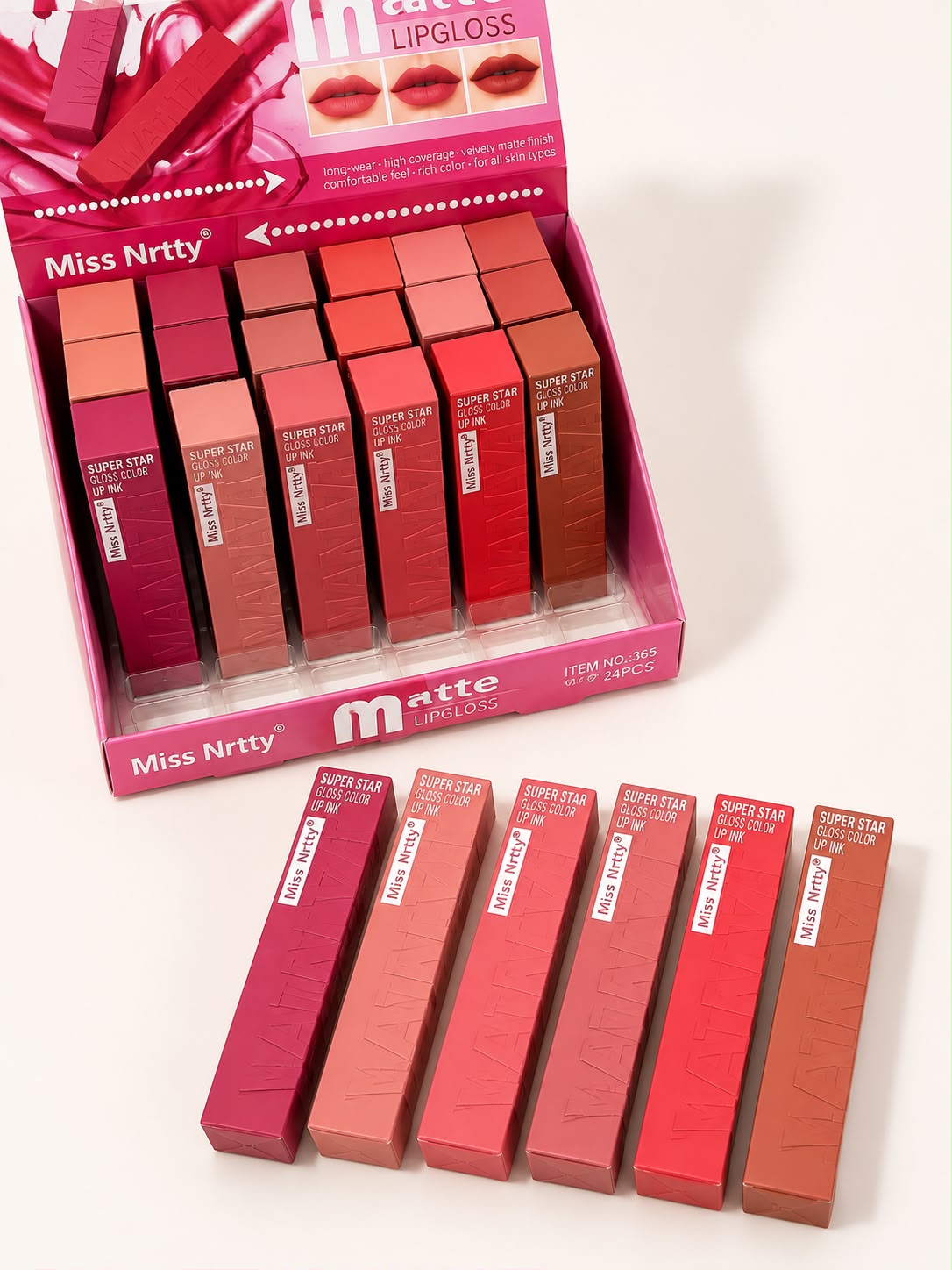 Labial Líquido Matte Miss Nrtty