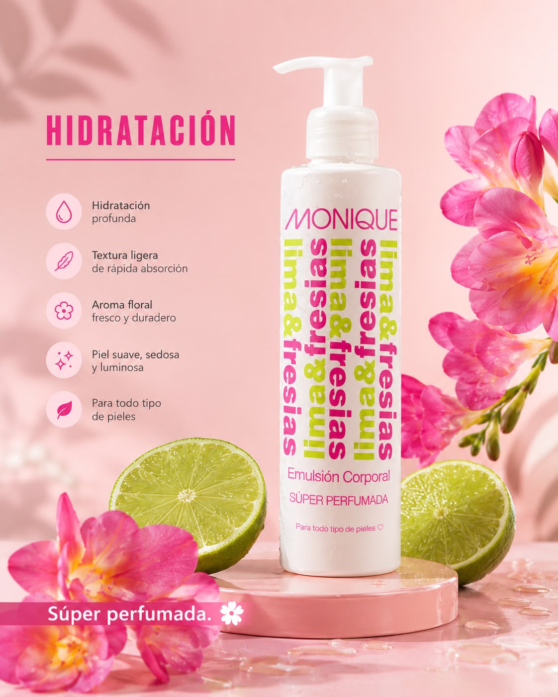 Emulsión Corporal Monique Fresia