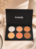 ICANDY Paleta de Correctores y Contorno 6 Tonos
