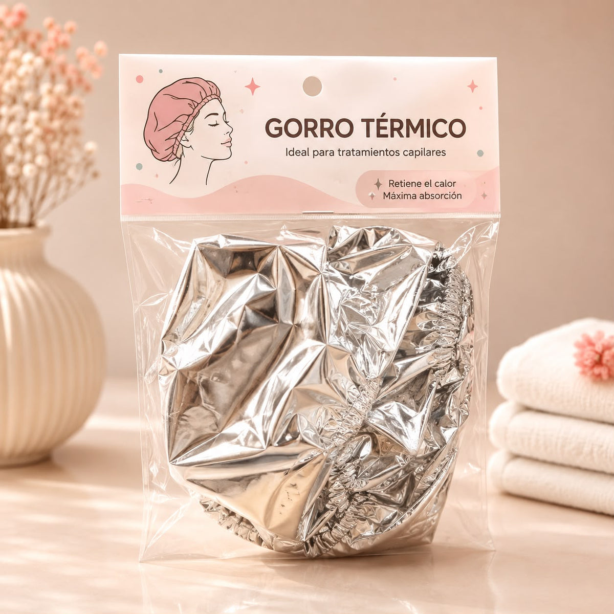 Gorro Térmico para Tratamientos Capilares