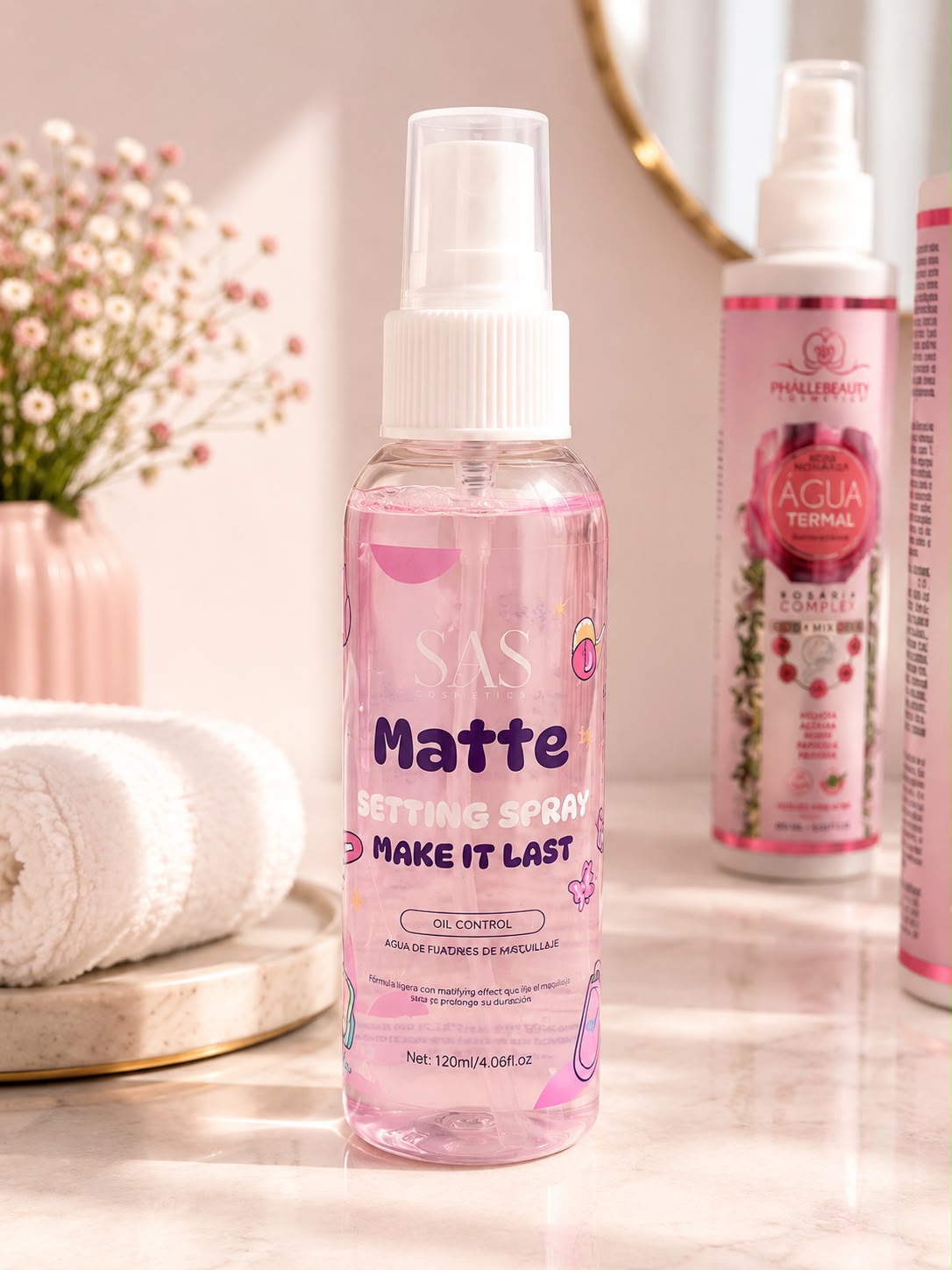 SAS Cosmetics Matte Setting Spray – Make It Last