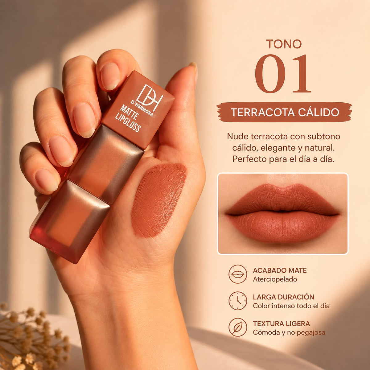 D'Hermosa Matte Lipgloss