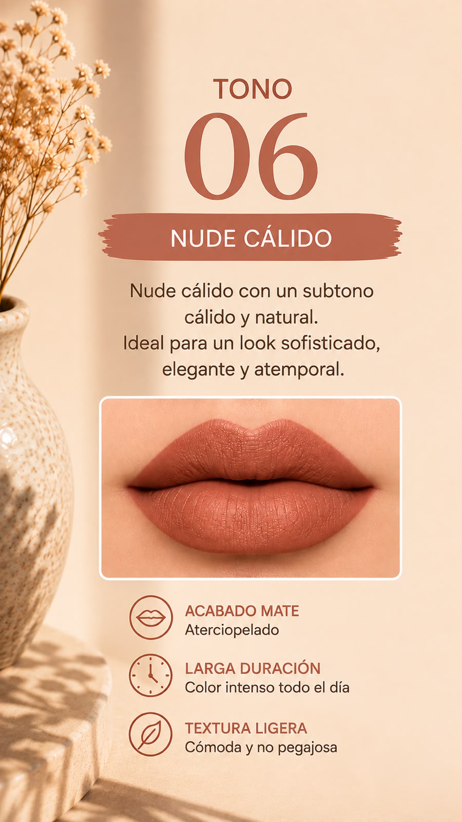 D'Hermosa Matte Lipgloss