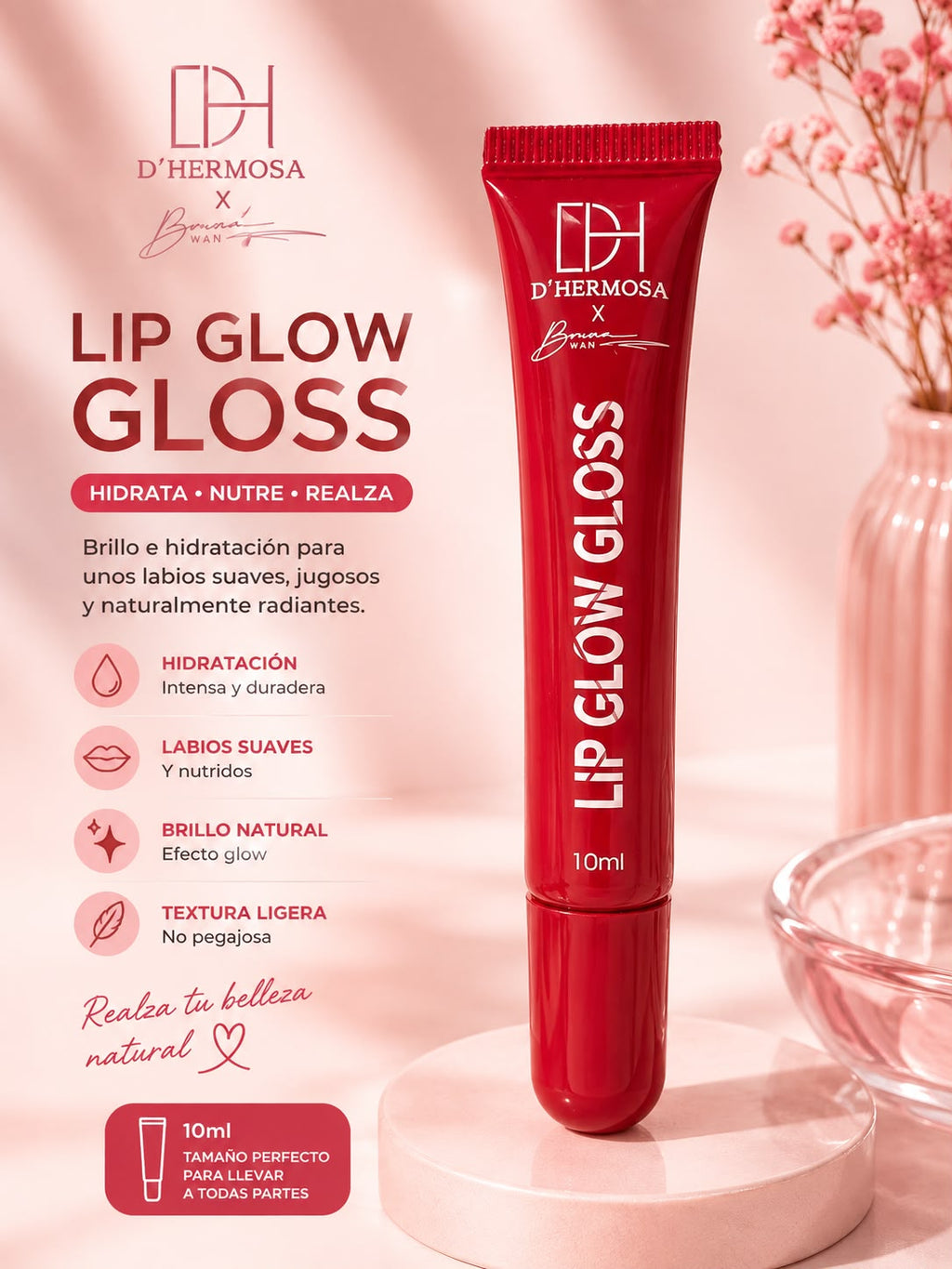 Lip Balm Hidratante D'Hermosa – 10 ml