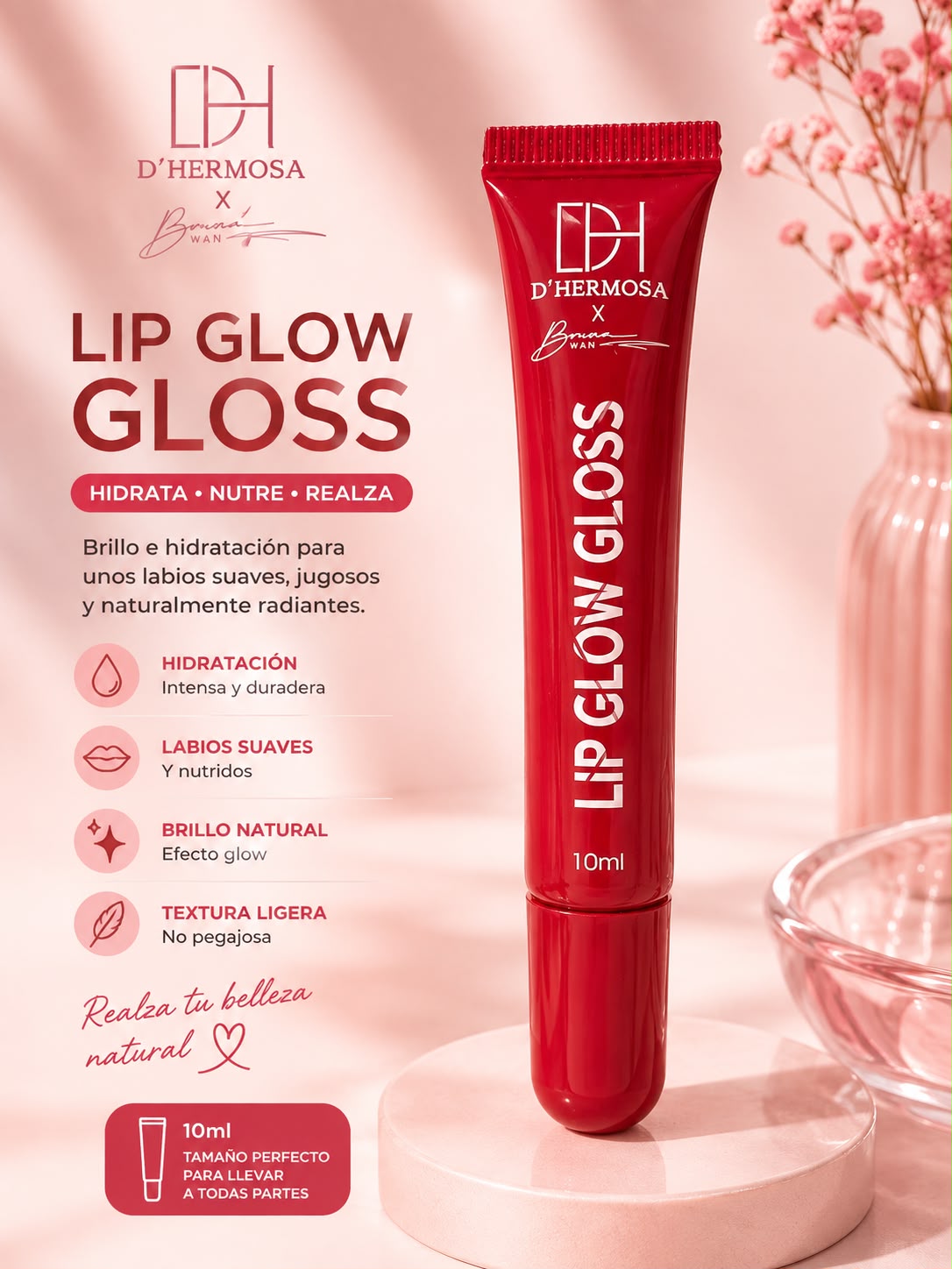 Lip Balm Hidratante D'Hermosa – 10 ml