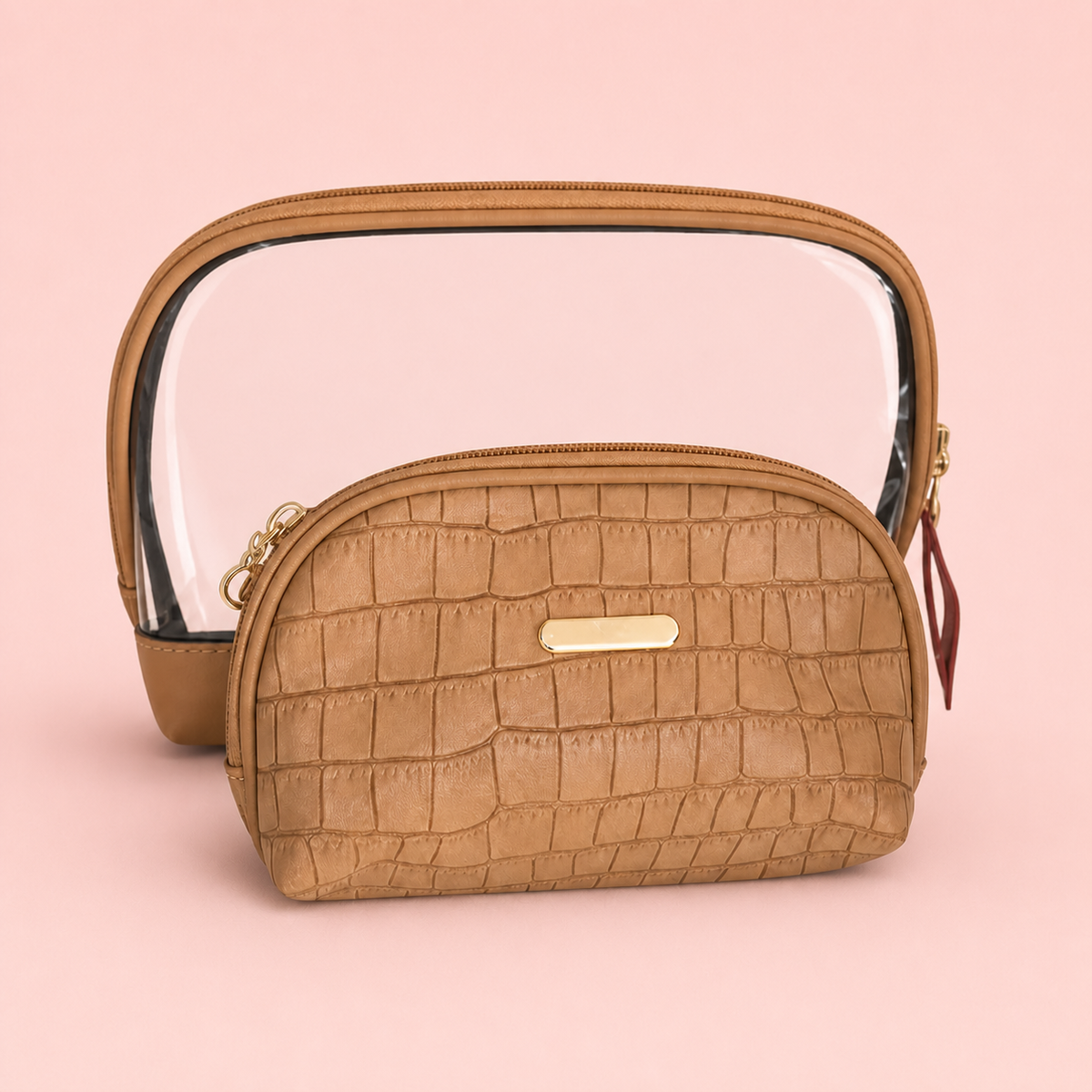 Set de Neceseres con Diseño Croco